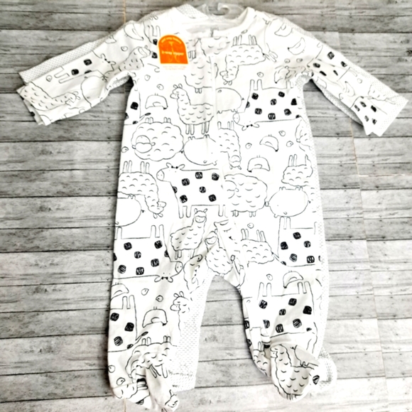 Carter Just One You Kids 2PC Animal Patterns bodysuits Size 3M - Picture 4 of 7